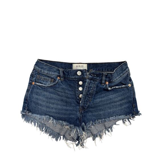 Free People High Waisted Jean Shorts - Size 25 - Picture 2 of 5